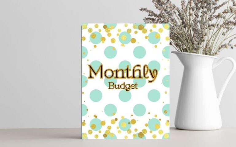 monthly budget book